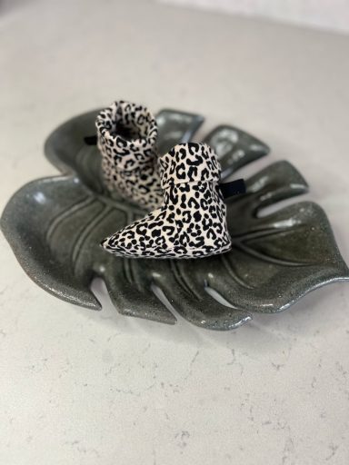 slofjes - panter beige