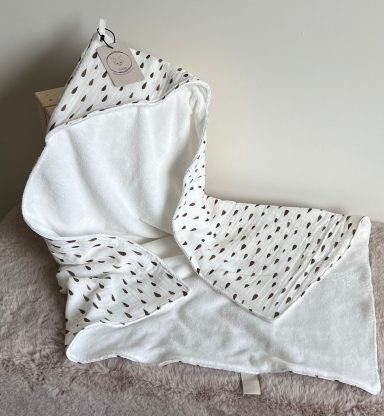 Badcape/omslagdoek - druppels